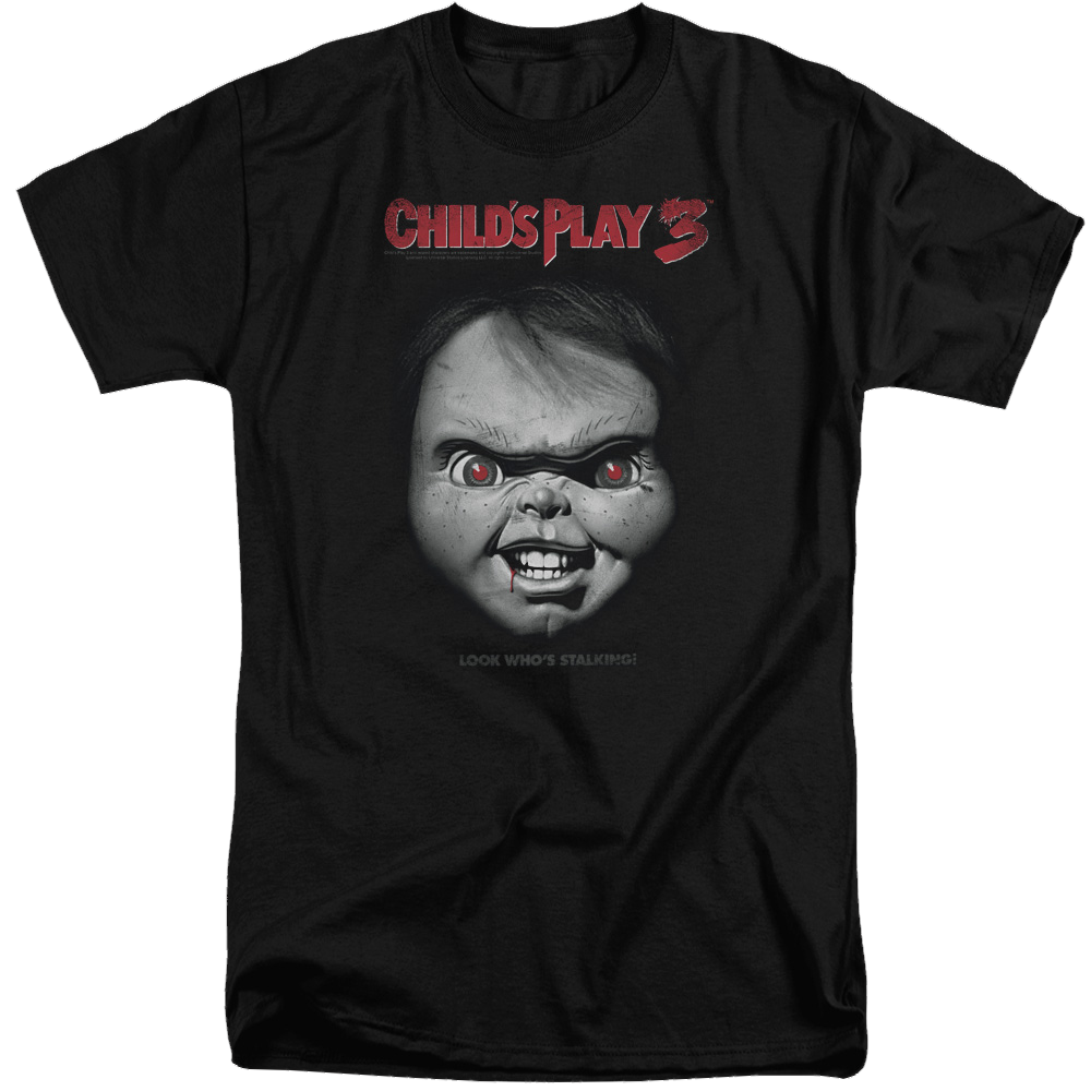 Child's Play Face Poster - Men's Tall Fit T-Shirt Hoodie, Sweatshirt | CiraTrend.com