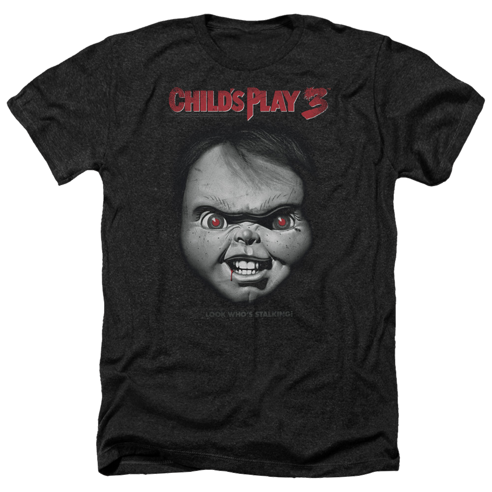 Child's Play Face Poster - Men's Heather T-Shirt Hoodie, Sweatshirt | CiraTrend.com