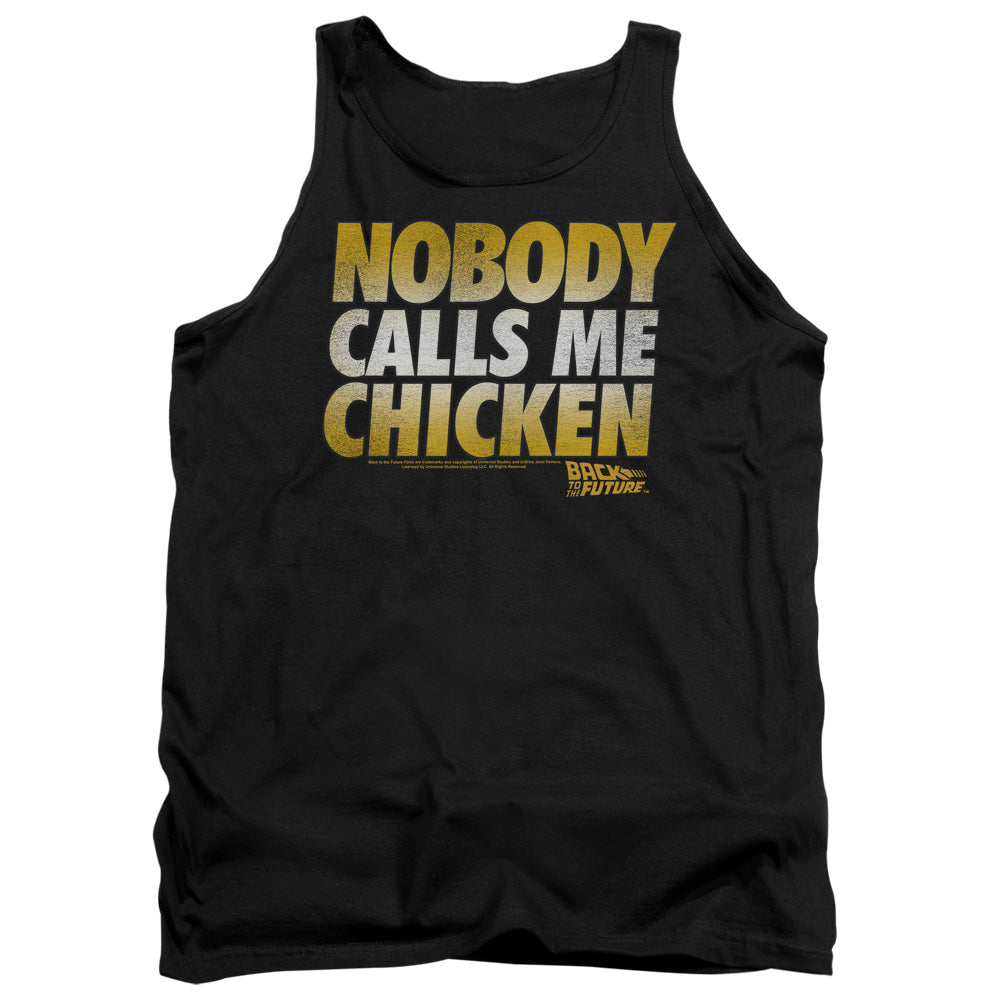Back To The Future Chicken Mens Tank Top Shirt Black Hoodie, Sweatshirt | CiraTrend.com
