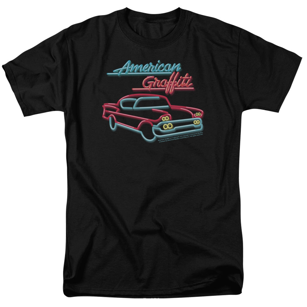 American Grafitti Neon Mens T Shirt Black Black Hoodie, Sweatshirt | CiraTrend.com