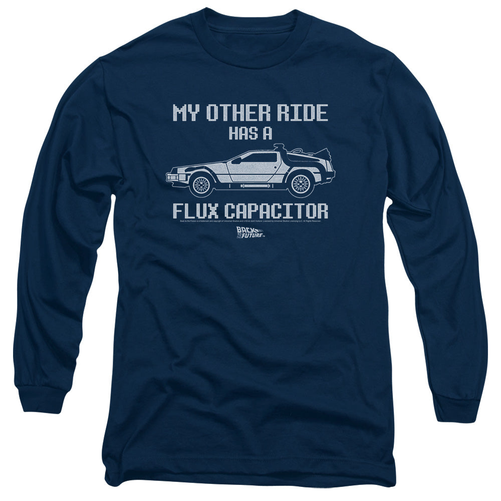 Back To The Future Other Ride Mens Long Sleeve Shirt Navy Navy Hoodie, Sweatshirt | CiraTrend.com