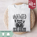 Unhinged and Feral T-shirt, Funny Raccoon Tee, Rock'n Feral Raccoon, Vintage Feral Mom Shirt, Sarcastic Quote Tee, Feral...