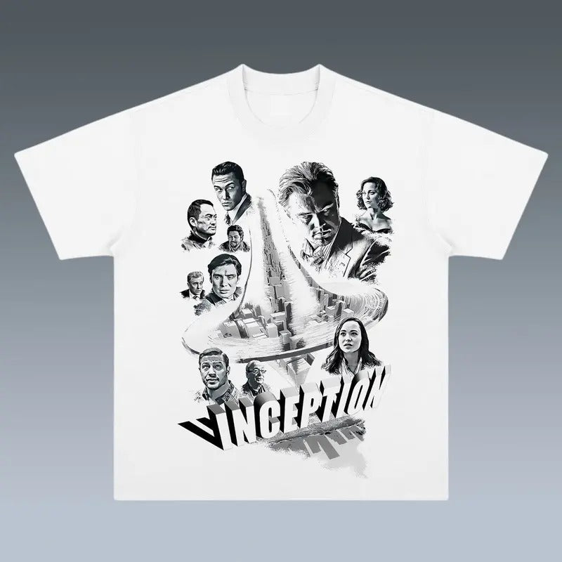VINTAGE TEE | INCEPTION Trending Movie T shirt Vintage 90s T-shirt gift for Movie fans gift for him gift for her unisex...