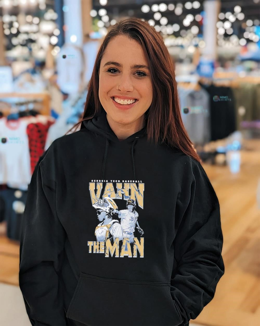 Vahn Lackey Vahn the Man Georgia Tech Yellow Jackets baseball shirt