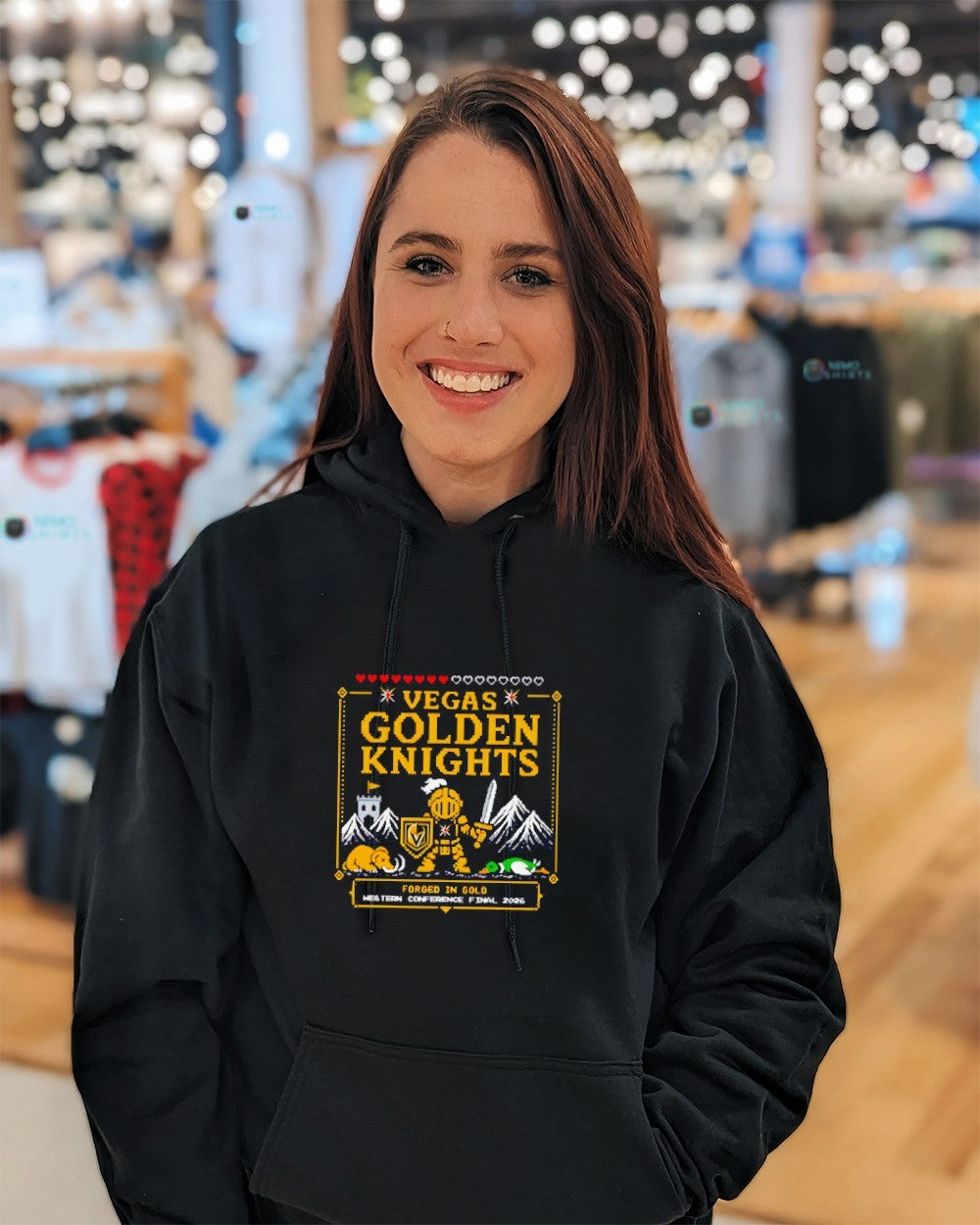 Vegas Golden Knights forged in gold 2026 Western Conference Final shirt