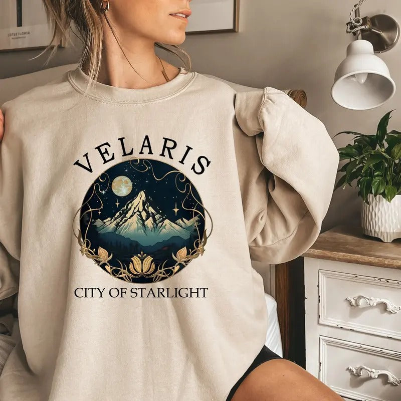 Velaris Sweatshirt, Night Court Velaris City of Starlight Sweater,The Night Court Shirt, City of Starlight Shirt, ACOTAR...