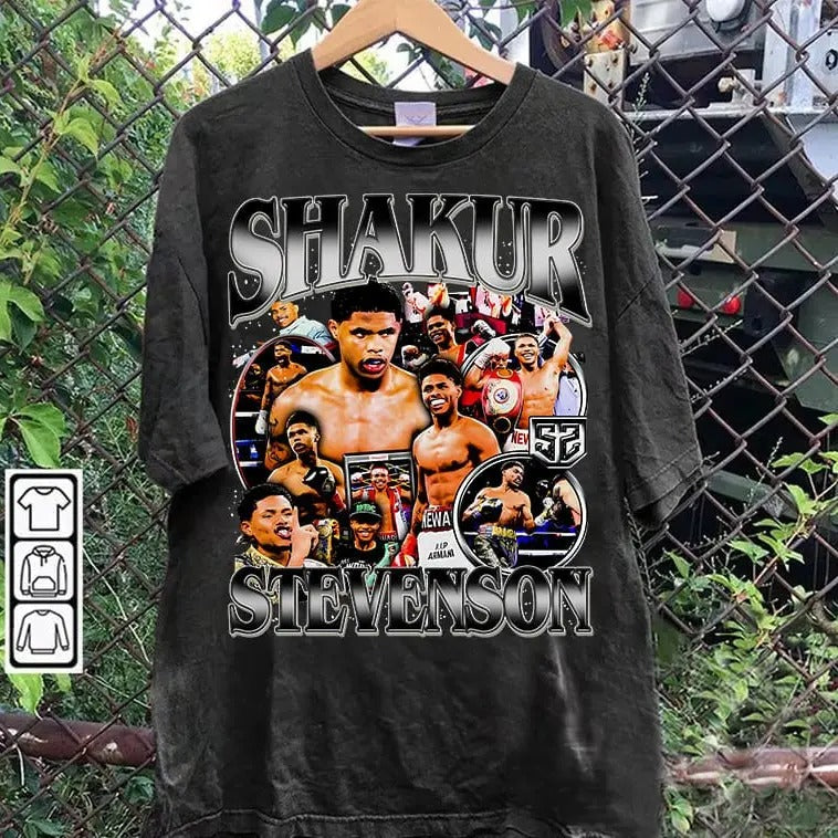 Vintage 90s Graphic Style Shakur Stevenson T-shirt - Shakur Stevenson Tee