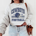 Vintage Dallas Football SweatShirt, Vintage Style Dallas Football SweatShirt, Football SweatShirt, Dallas SweatShirt...