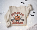 Vintage Pumpkin Season Sweatshirt, Fall Pumpkin Spice Season Sweater, Halloween Pumpkin Crewneck, Autumn Fall Halloween...