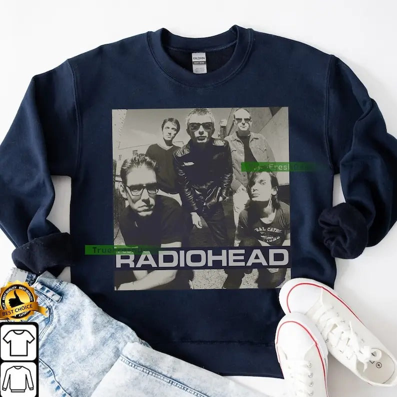 Vintage Radiohead Shirt, Vintage Band Shirt, Gift For Fan Shirt Hoodie, Sweatshirt | CiraTrend.com