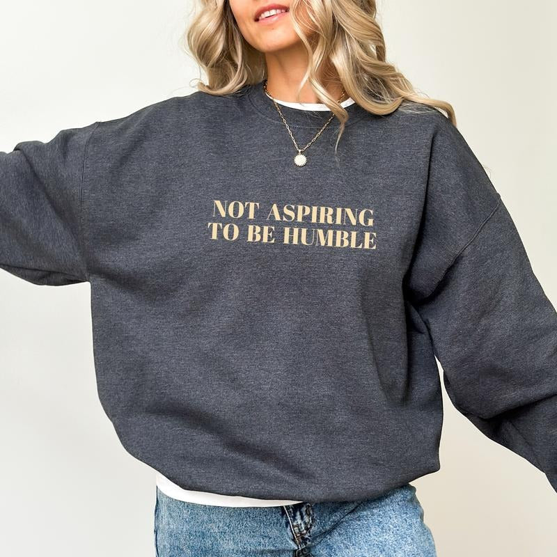 Vintage To Be Humble Sweatshirt, Women's Rights Crewneck, Women Empowerment Top, Girl Power Pullover, Casual Womenswear,...