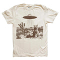Vintage UFO Cowboy Cat Shirt, Retro T-Shirt, Retro 90s Western TShirt, Rodeo Shirt, Wild West Kitten Shirt, Funny Gag...