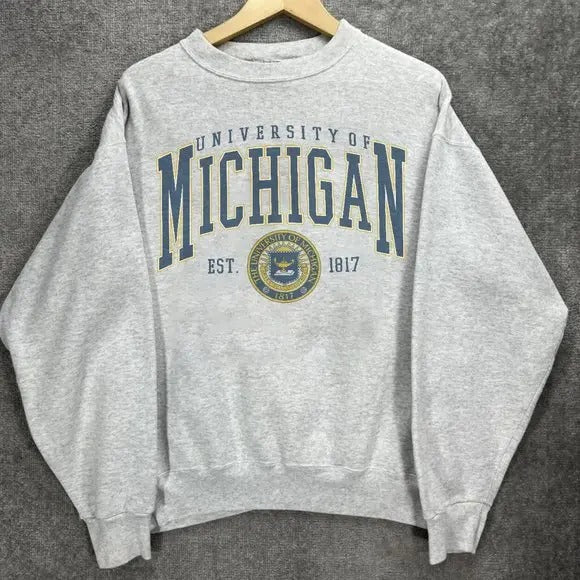 Vintage University Of Michigan Sweatshirts, Michigan University Men Women Sweatshirts T-Shirts, Hoodie | CiraTrend.com