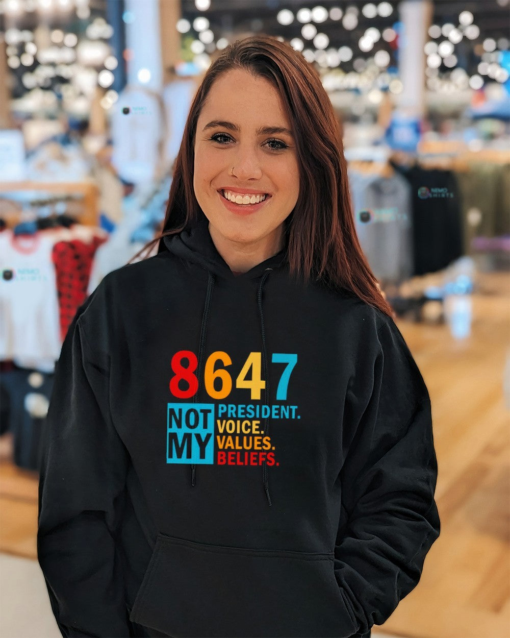 86 47 not my president voice values beliefs anti Trump shirt