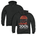 2001 A Space Odyssey Space Travel Back Print Zipper Mens Hoodie Black T-Shirts, Sweatshirt | CiraTrend.com (Image 1)
