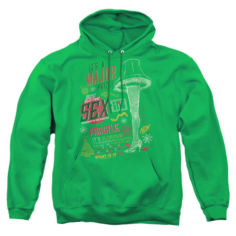 A Christmas Story Its A Major Prize Mens Hoodie Kelly Green T-Shirts, Sweatshirt | CiraTrend.com (Image 2)