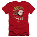 A Christmas Story Fudge Hbo Premium Bella Canvas Slim Fit Mens T Shirt Red Hoodie, Sweatshirt | CiraTrend.com