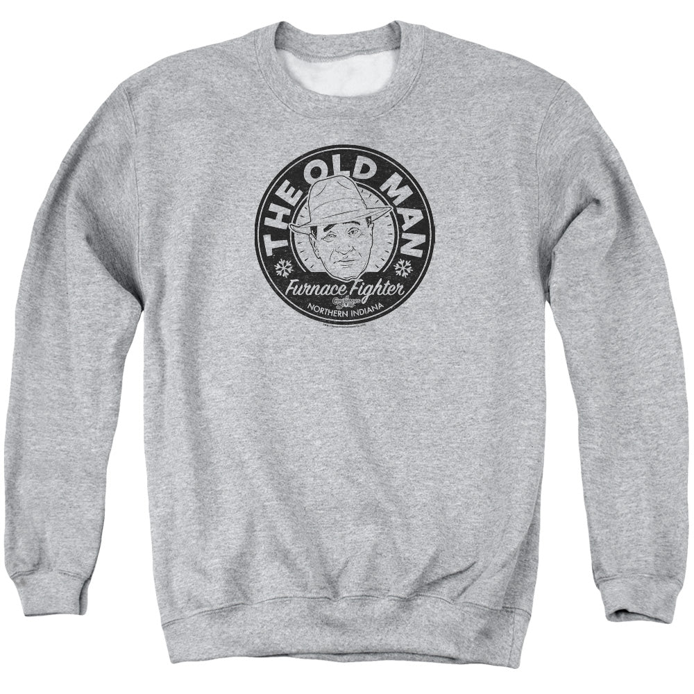 A Christmas Story The Old Man Mens Crewneck Sweatshirt Athletic Heather T-Shirts, Hoodie | CiraTrend.com (Image 1)