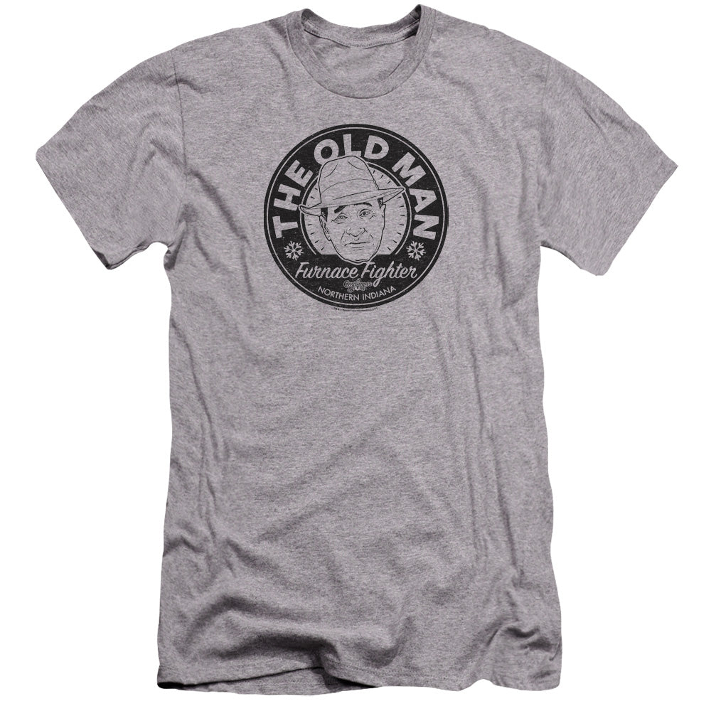 A Christmas Story The Old Man Premium Bella Canvas Slim Fit Mens T Shirt Athletic Heather Hoodie, Sweatshirt | CiraTrend.com