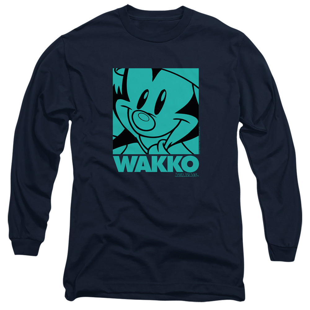 Animaniacs Pop Wakko Mens Long Sleeve Shirt Navy Hoodie, Sweatshirt | CiraTrend.com (Image 2)