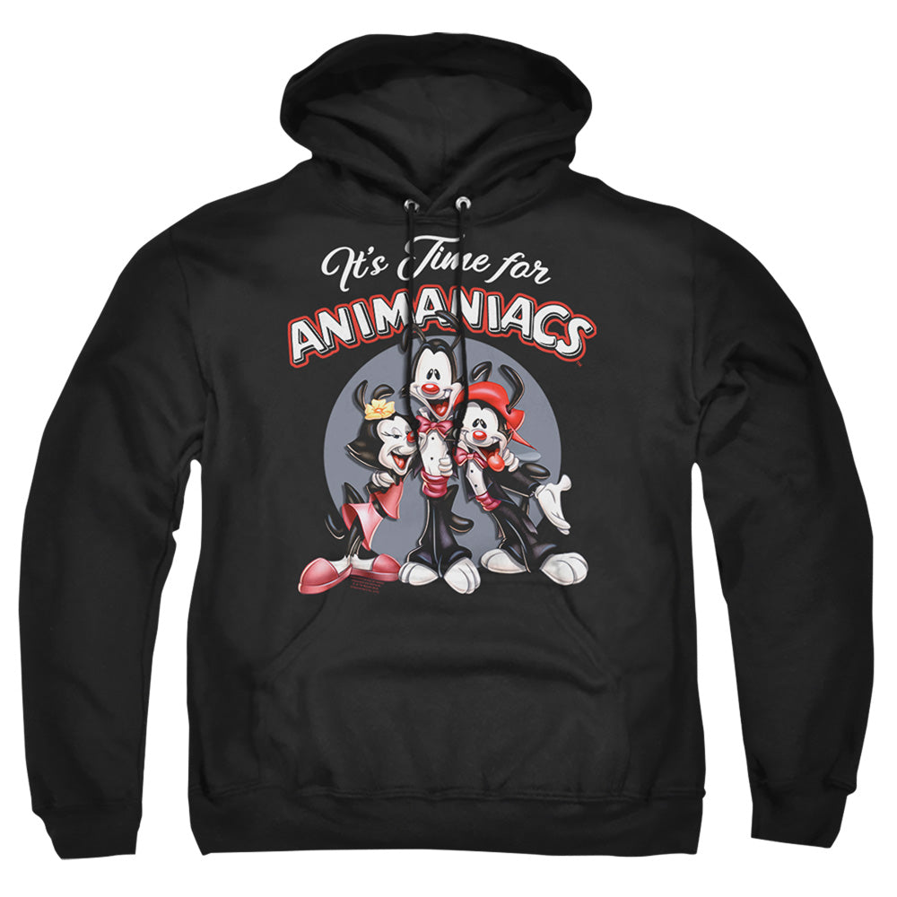 Animaniacs Its Time For Mens Hoodie Black T-Shirts, Sweatshirt | CiraTrend.com (Image 4)
