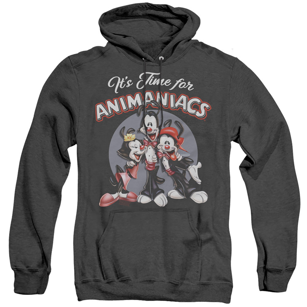 Animaniacs Its Time For Mens Heather Hoodie Black T-Shirts, Sweatshirt | CiraTrend.com