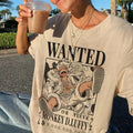 Wanted M D.Lufy Tshirt, 4nime Tshirt, 0ne P1ece Tshirtstyle{n002}4 Hoodie, Sweatshirt | CiraTrend.com