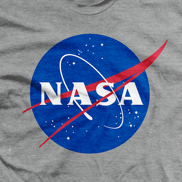 Mens NASA "Meatball" Insignia- Gray - T-Shirt Hoodie, Sweatshirt | CiraTrend.com (Image 2)