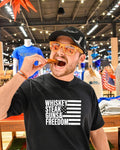 Whiskey Steak Guns & Freedom shirt