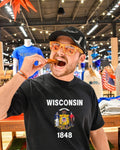 Wisconsin forward 1848 shirt