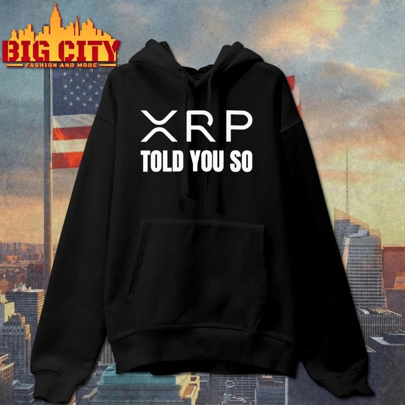 XRP Logo told you so text shirt