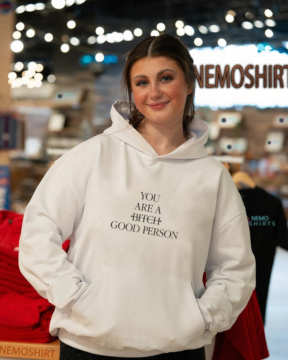 You are a bitch good person text shirt