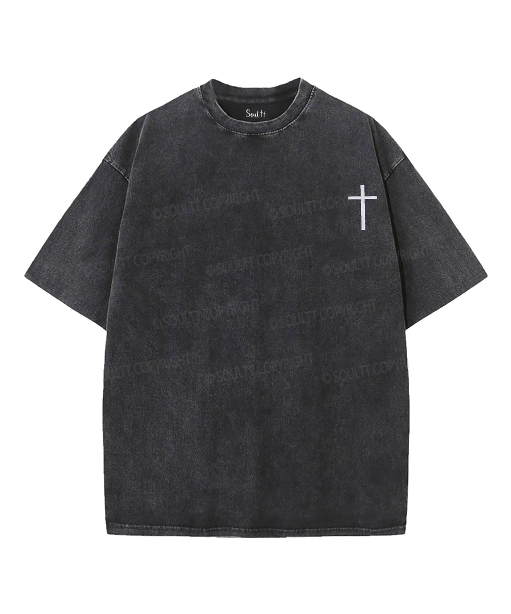 Under His Wings Double Sided Unisex Washed Christian T-shirt Style002 Hoodie, Sweatshirt | CiraTrend.com (Image 4)