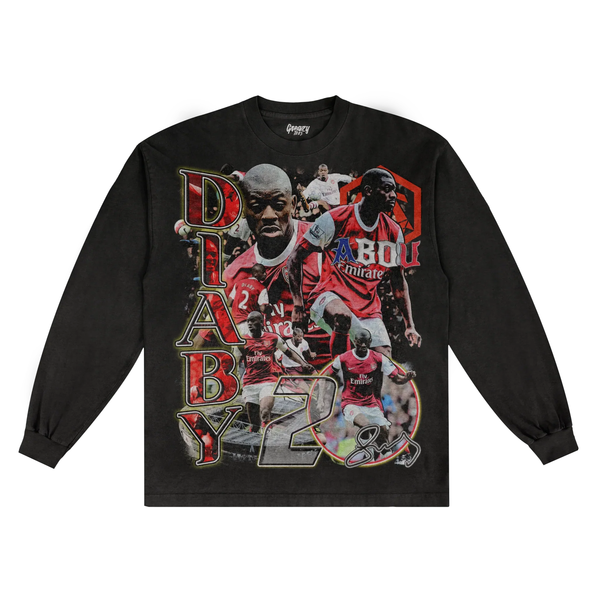 Abou Diaby Streets Won't Forget Long Sleeved Tee Hoodie, Sweatshirt | CiraTrend.com (Image 3)
