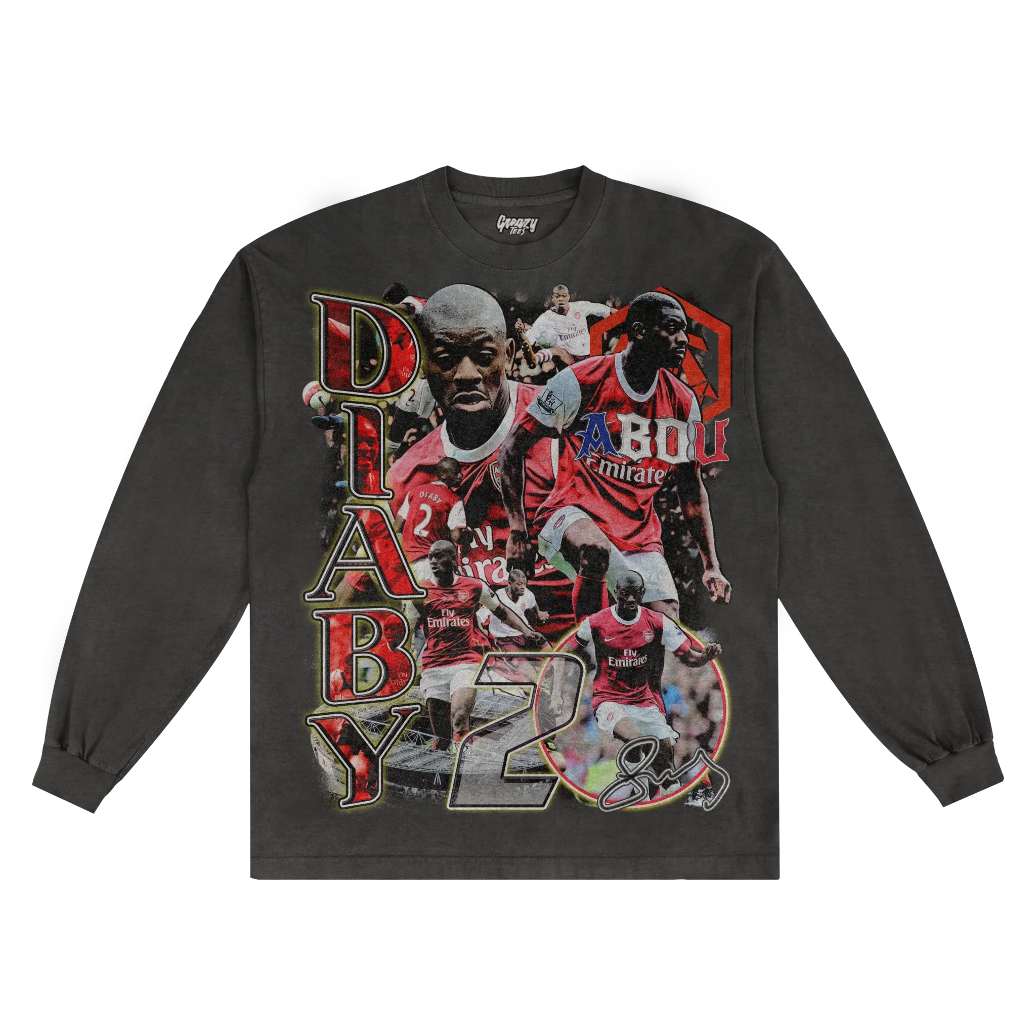 Abou Diaby Streets Won't Forget Long Sleeved Tee Hoodie, Sweatshirt | CiraTrend.com (Image 5)