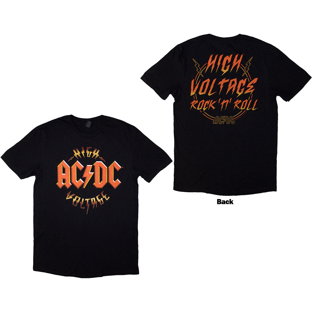 AC/DC High Voltage RnR Mens T Shirt Black Hoodie, Sweatshirt | CiraTrend.com