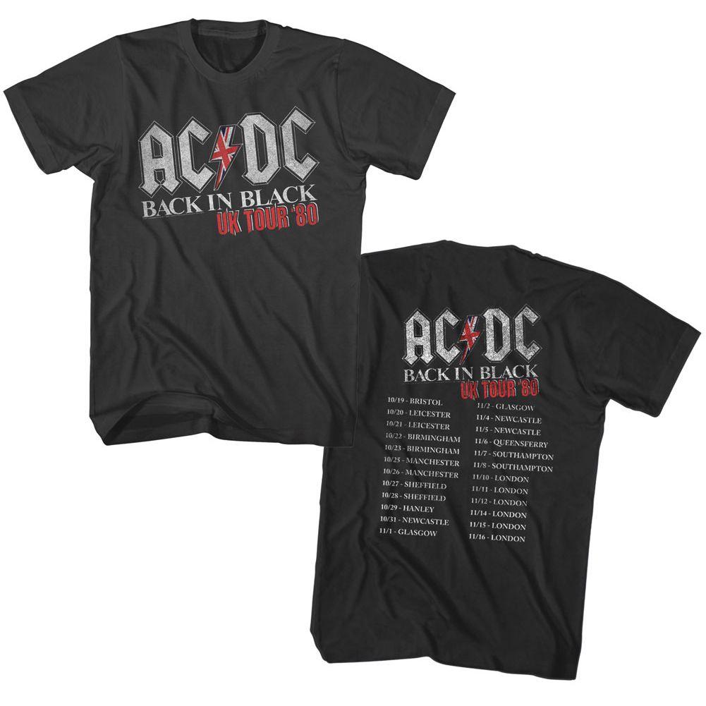 AC/DC - In Black UK Tour T-Shirt Hoodie, Sweatshirt | CiraTrend.com (Image 2)