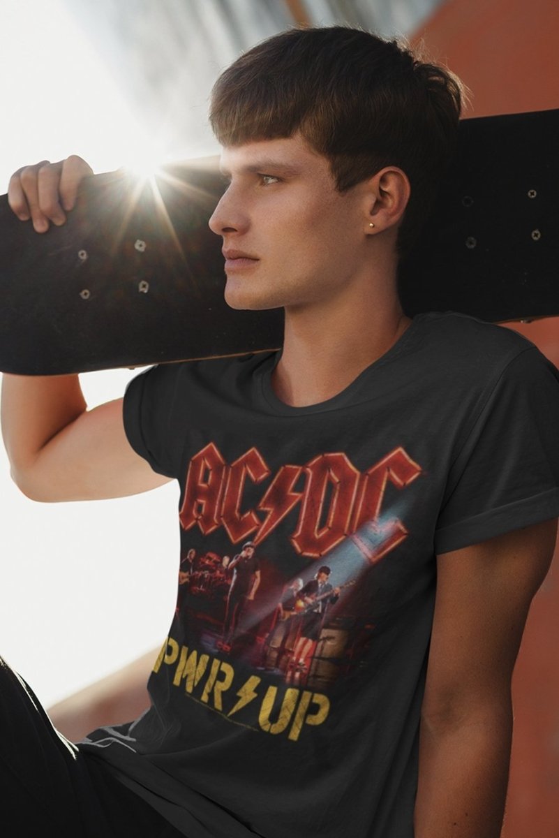 AC/DC - Pwr up Band Photo T-Shirt Hoodie, Sweatshirt | CiraTrend.com (Image 1)