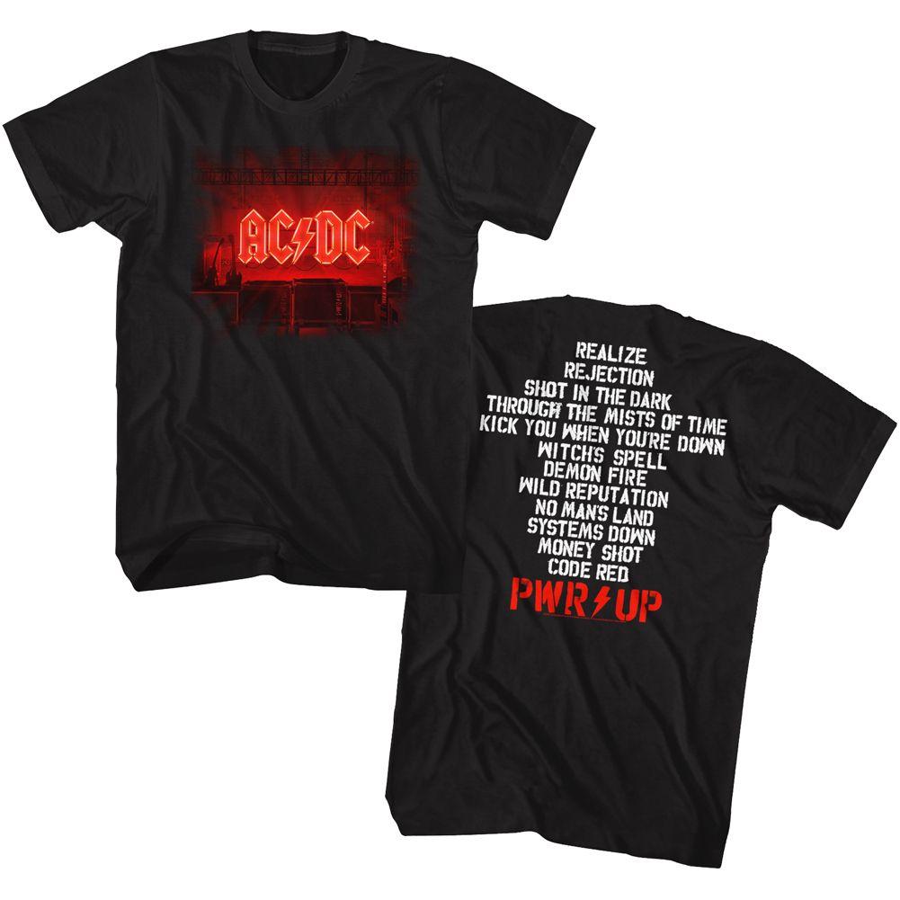 AC/DC - Pwrup Track List T-Shirt Hoodie, Sweatshirt | CiraTrend.com