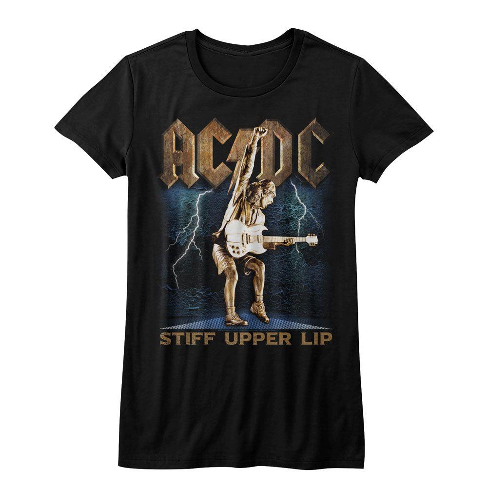 AC/DC - Stiff Womens T-Shirt Hoodie, Sweatshirt | CiraTrend.com