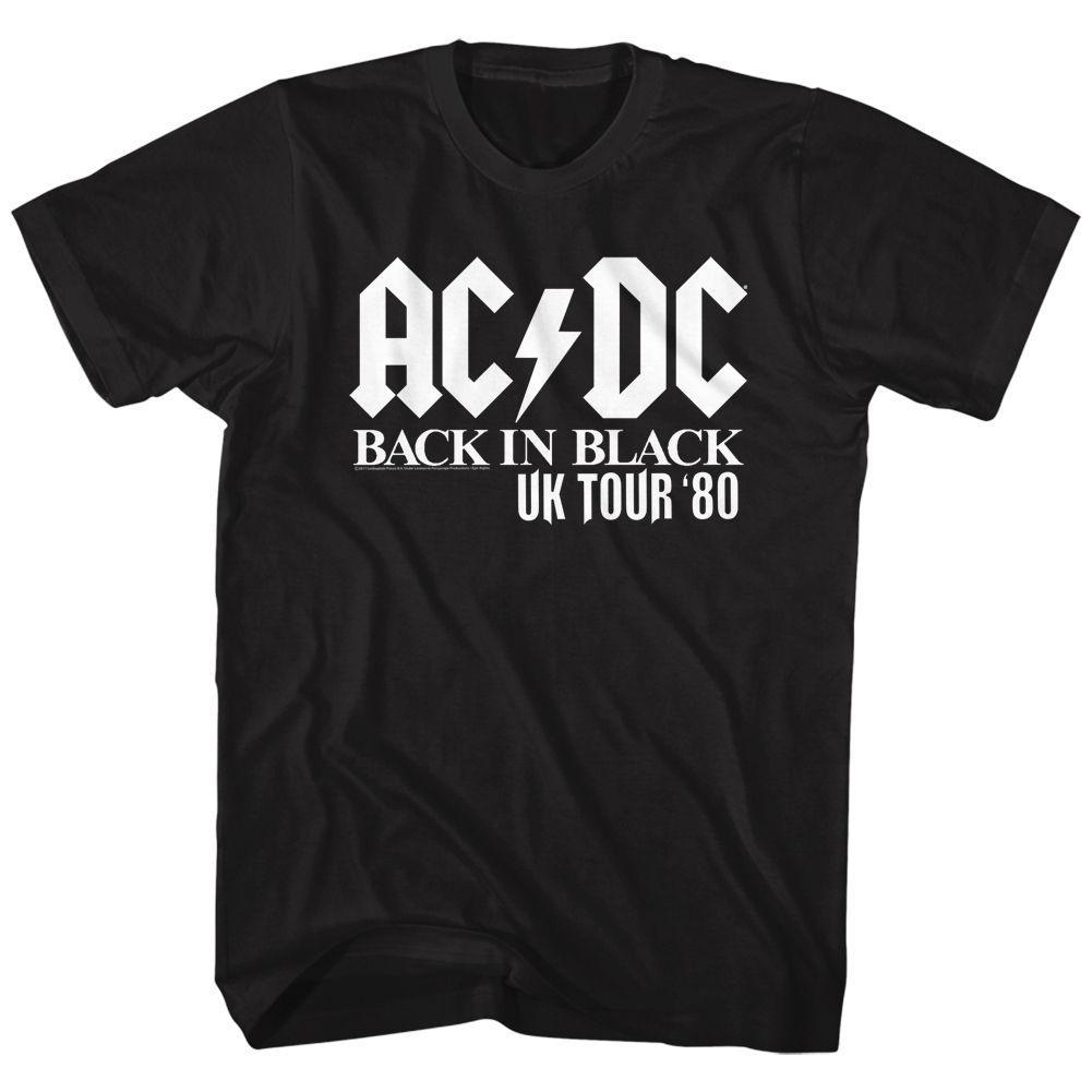 AC/DC - UK Tour Solid White T-Shirt Hoodie, Sweatshirt | CiraTrend.com (Image 2)