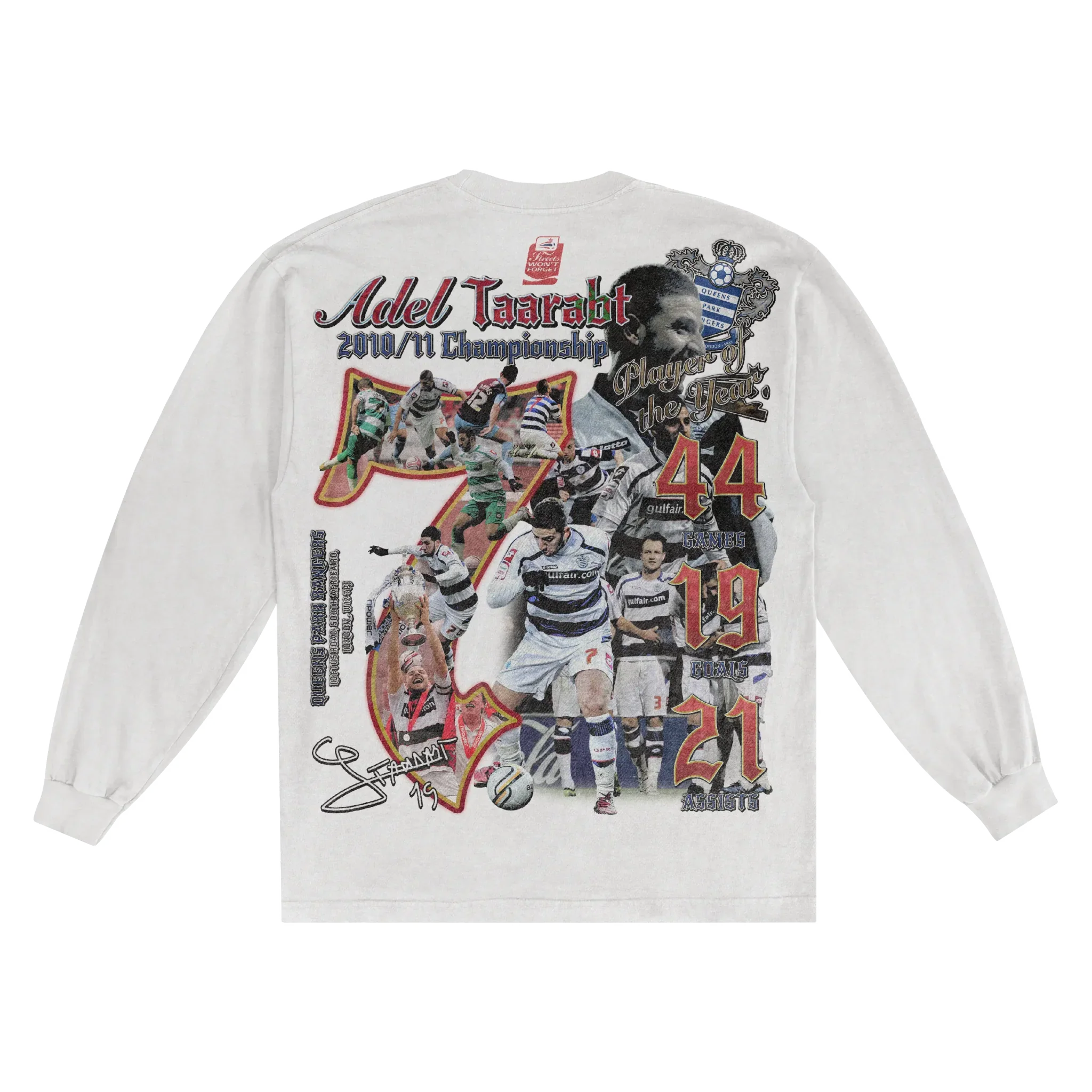 Adel Taarabt Classic Long Sleeved Tee Hoodie, Sweatshirt | CiraTrend.com (Image 2)