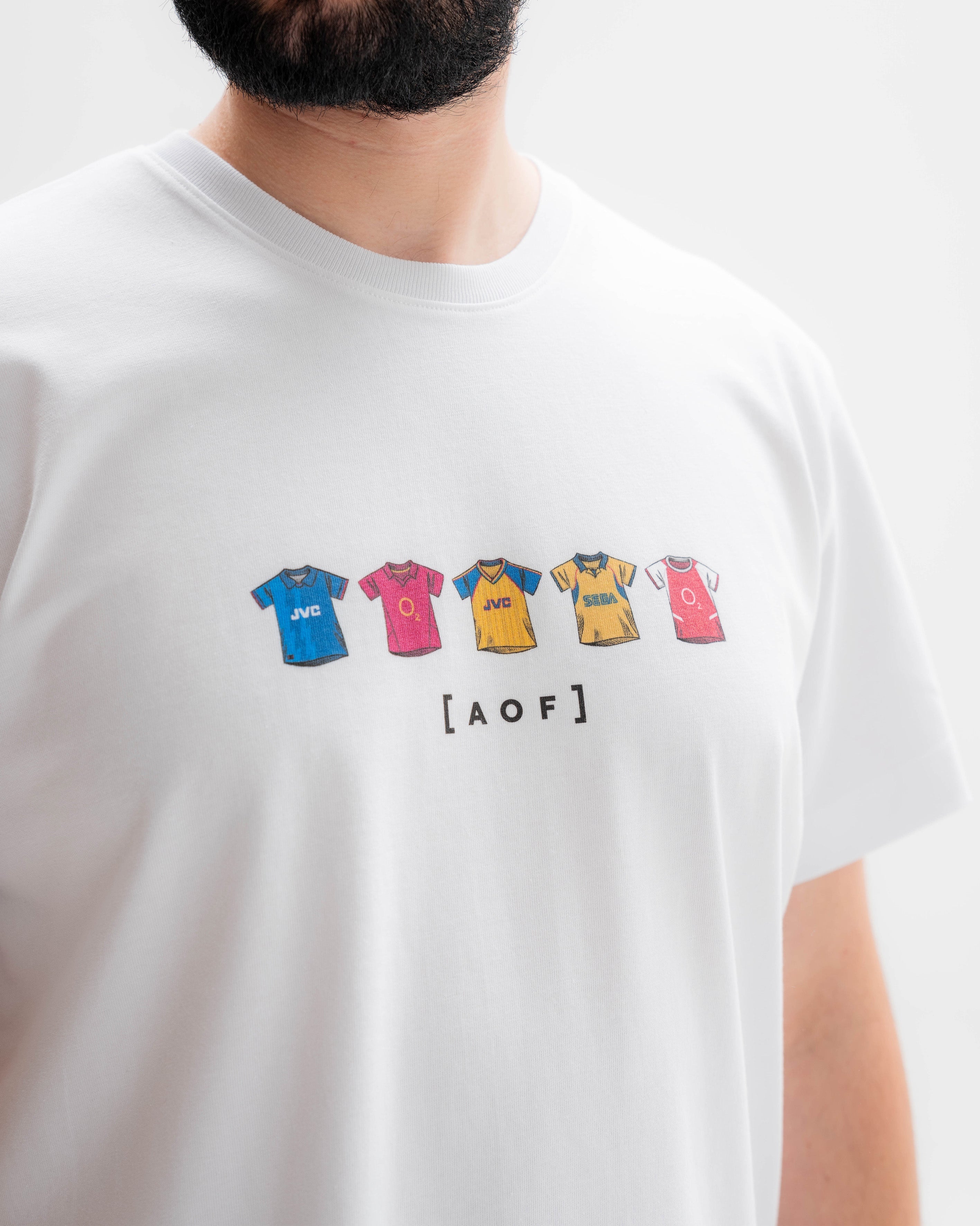 AFC Printed Classics White Tee Hoodie, Sweatshirt | CiraTrend.com (Image 4)