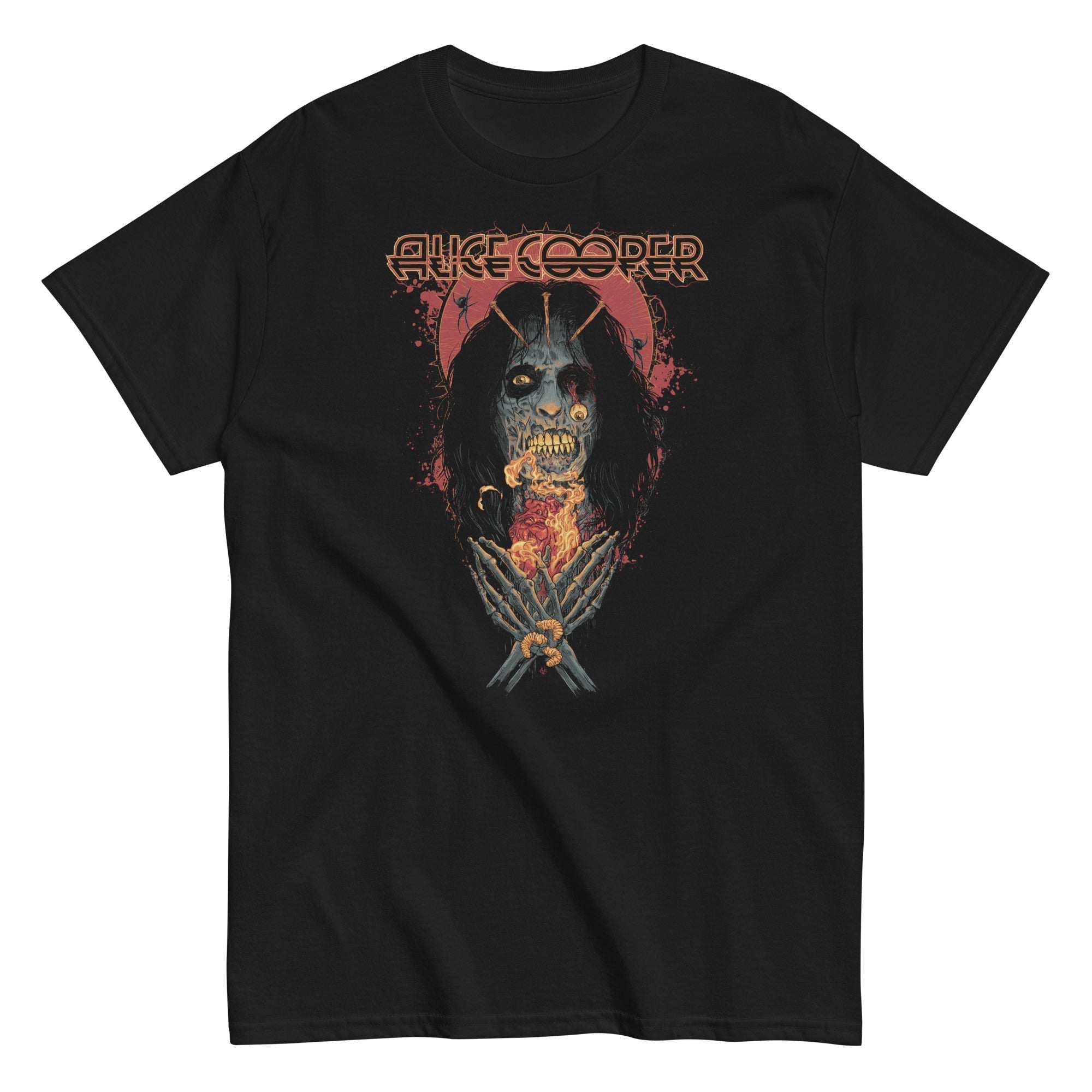 Alice Cooper Skeleton Mens T Shirt Black Hoodie, Sweatshirt | CiraTrend.com (Image 2)