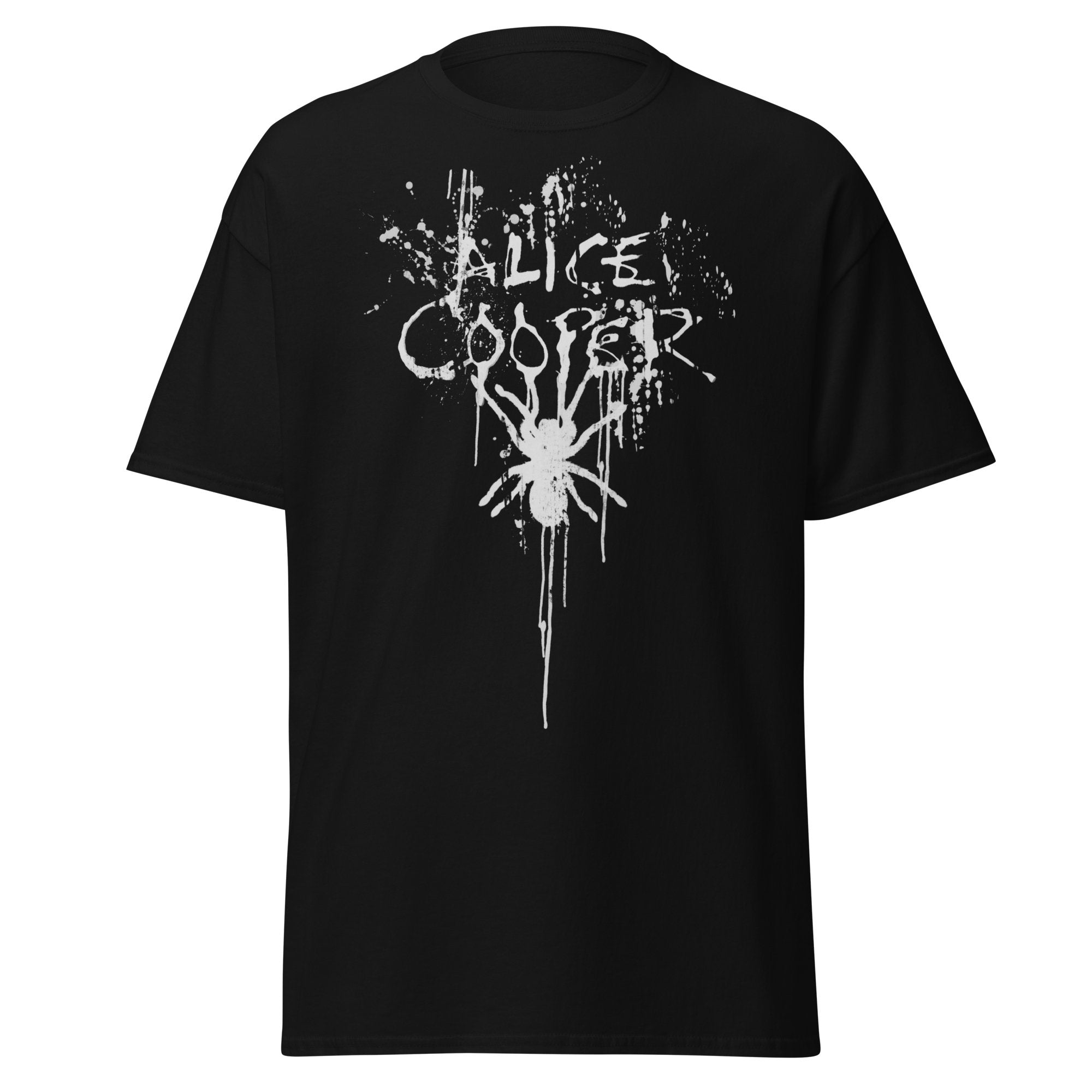 Alice Cooper Spider Drip Jumbo Print Mens T Shirt Black Hoodie, Sweatshirt | CiraTrend.com (Image 1)
