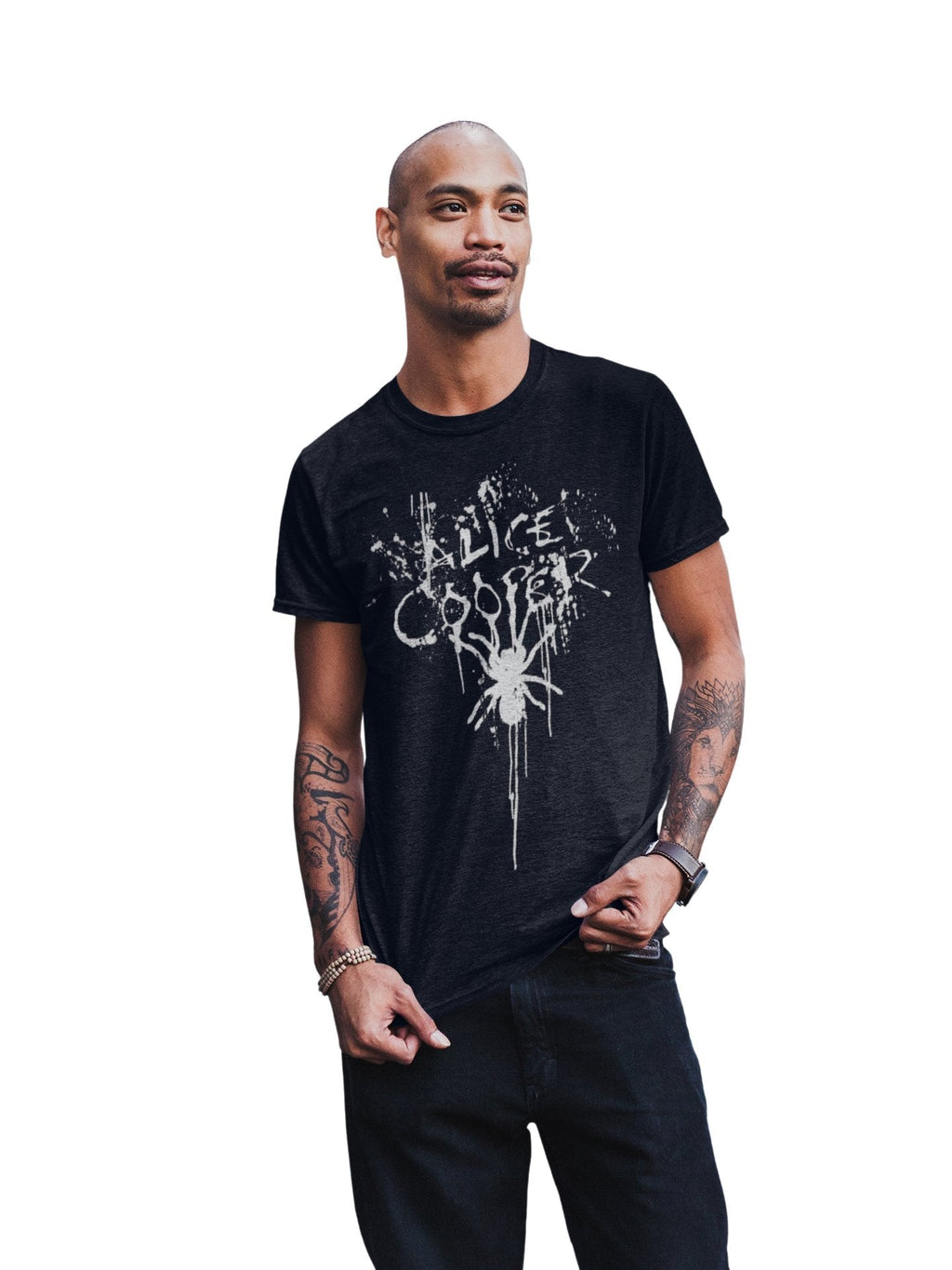 Alice Cooper Spider Drip Jumbo Print T-Shirt Hoodie, Sweatshirt | CiraTrend.com (Image 3)