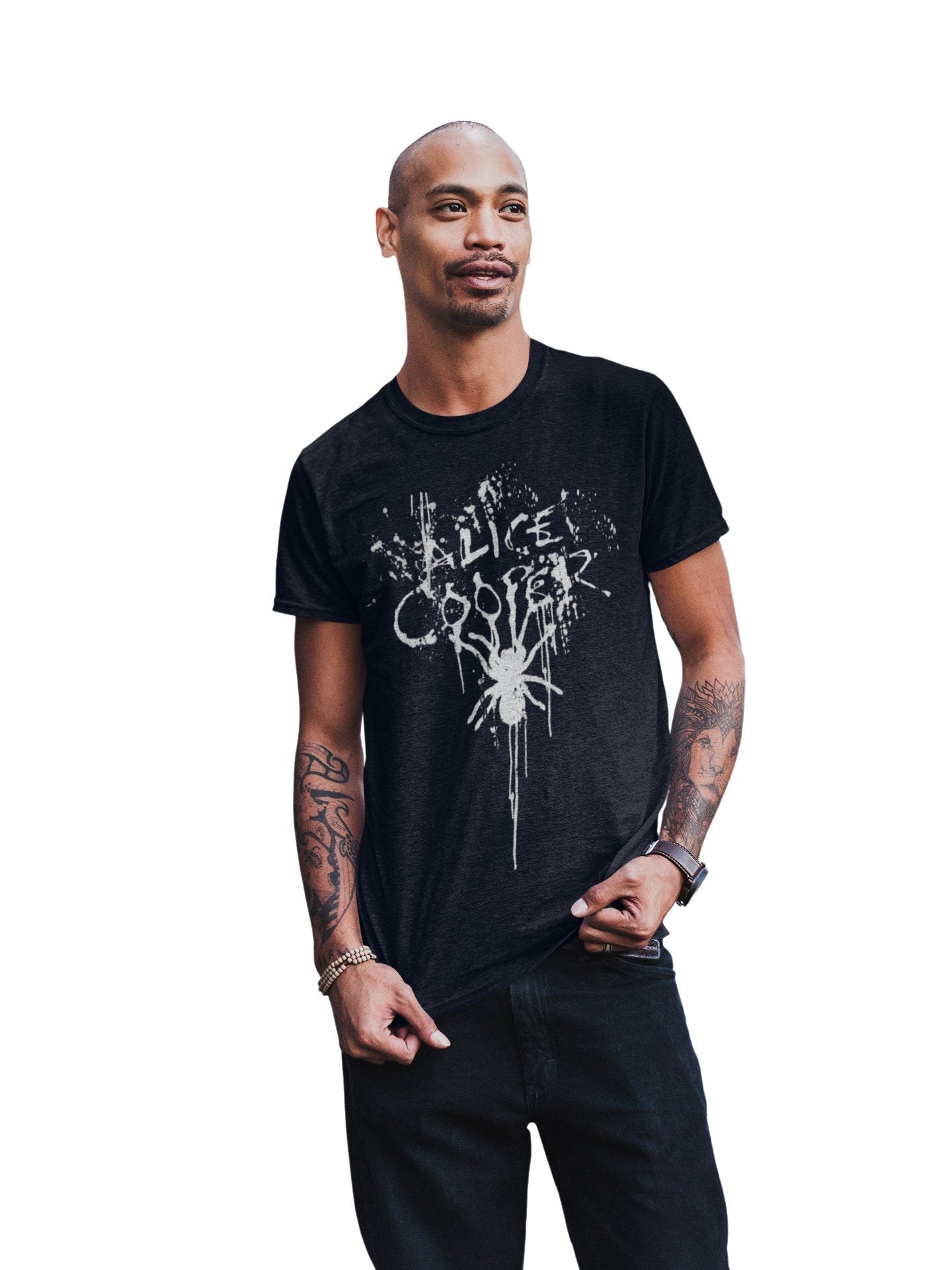 Alice Cooper Spider Drip Jumbo Print T-Shirt Hoodie, Sweatshirt | CiraTrend.com (Image 3)