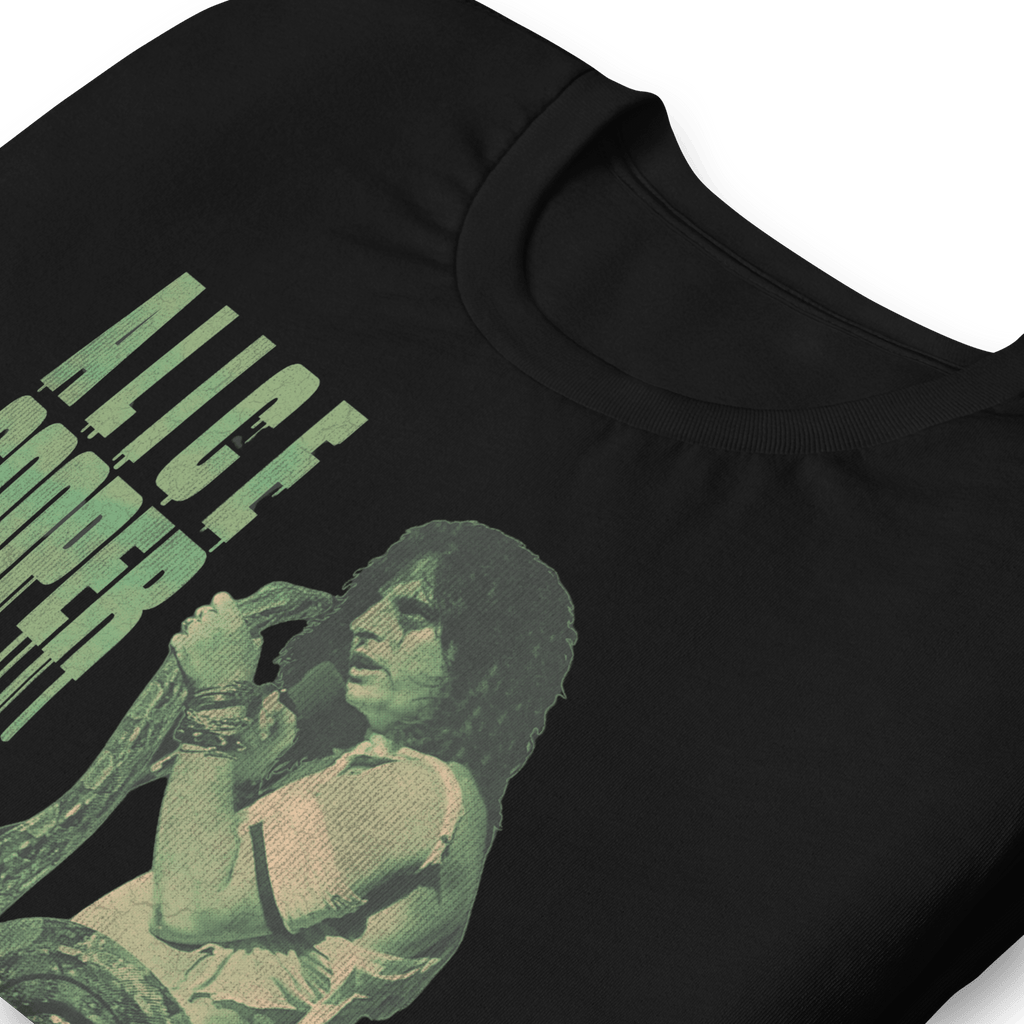 Alice Cooper Vintage 1986 Snake Drip Jumbo Print Mens T Shirt Black Hoodie, Sweatshirt | CiraTrend.com (Image 4)