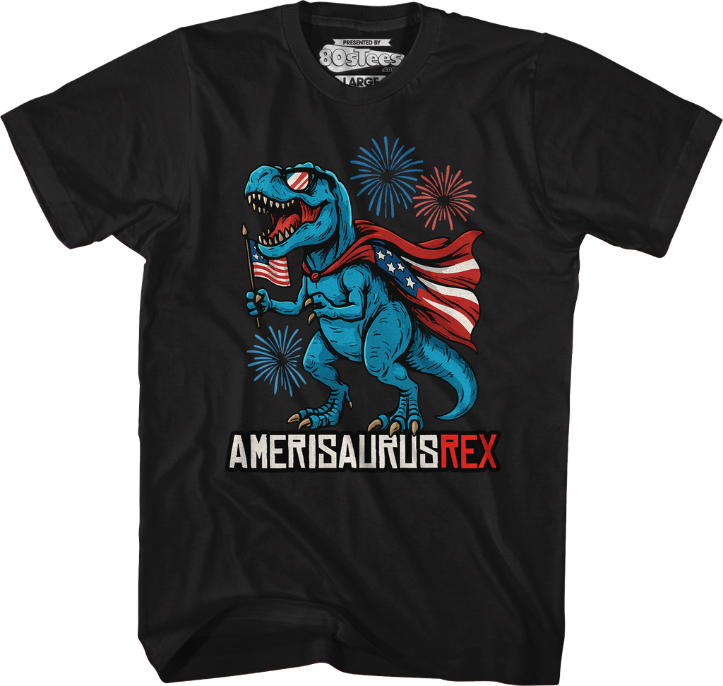 Amerisaurus Rex T-Shirt Hoodie, Sweatshirt | CiraTrend.com (Image 1)