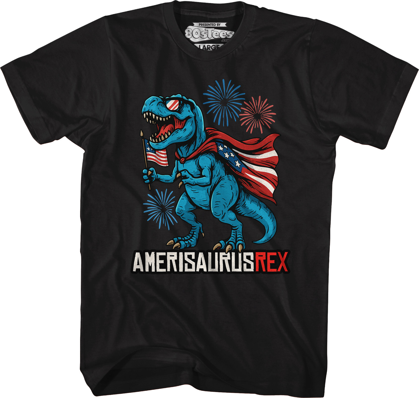 Amerisaurus Rex T-Shirt Hoodie, Sweatshirt | CiraTrend.com (Image 1)